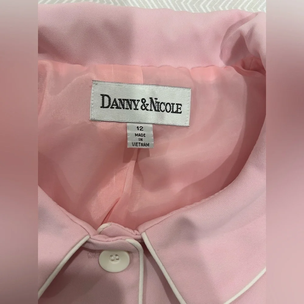 Vintage Danny & Nicole Powder Pink Skirt Set - Picture 4 of 6